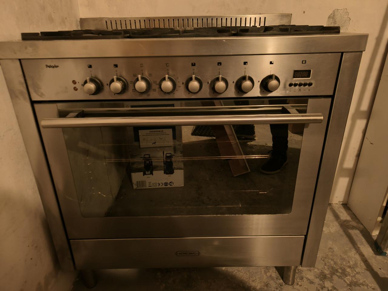 Gasfornuis met oven 90cm