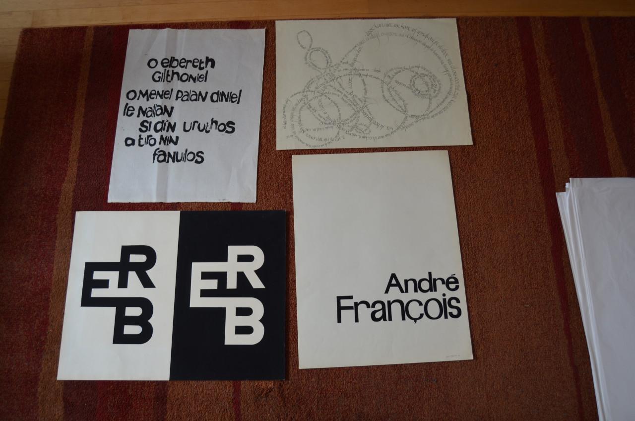 Grafisch werk Gerrit Rietveld Academie jaren '60/'70