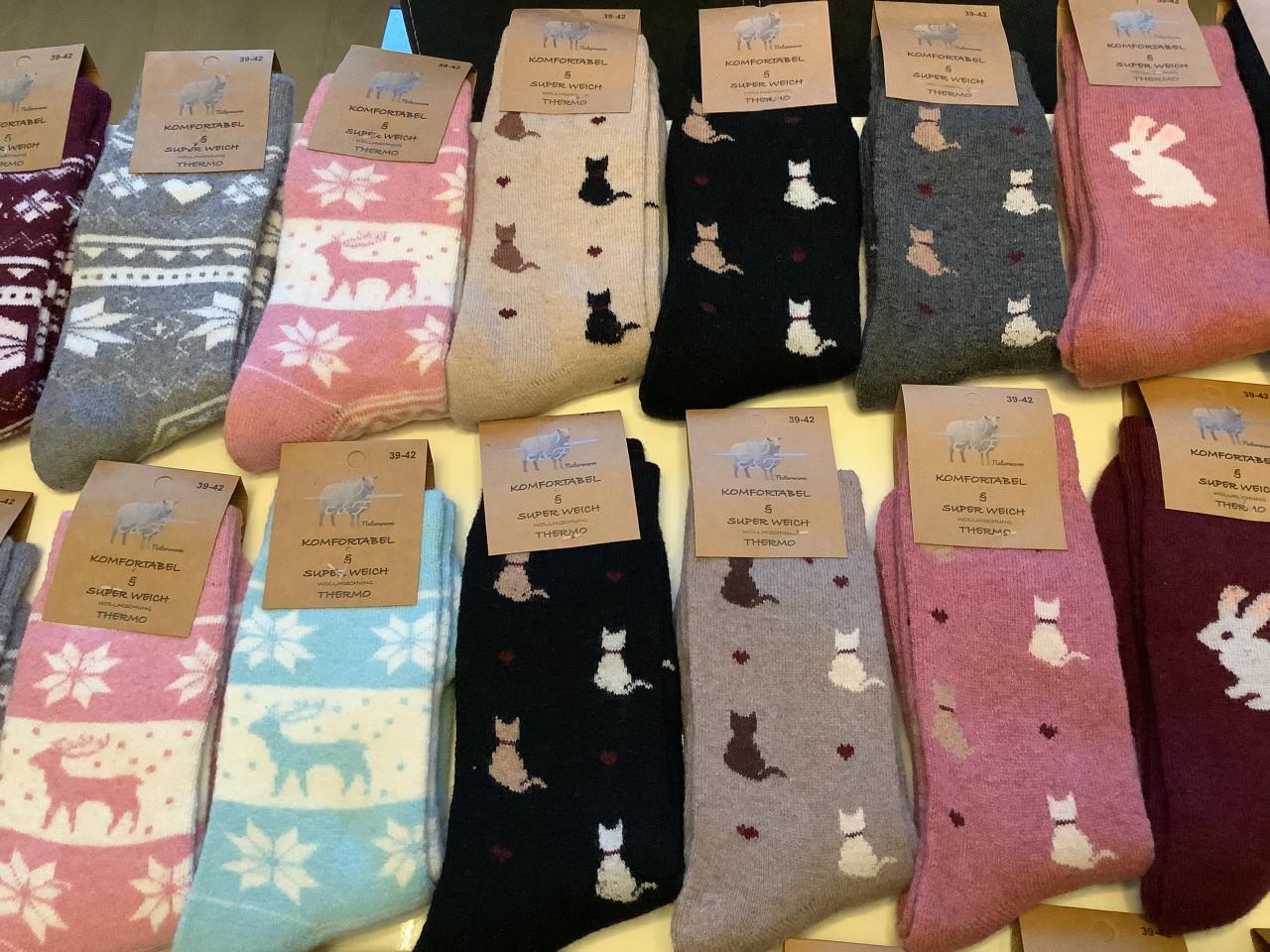 Partij heerlijk warme wollen sokken. ( partij 27)