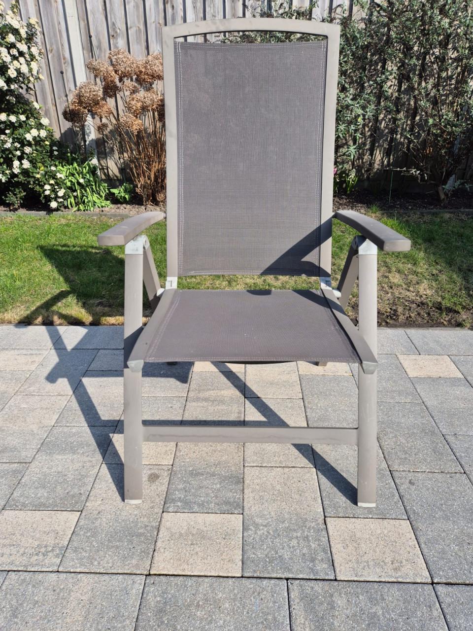 Set van 4 verstelbare tuinstoelen - Fiore