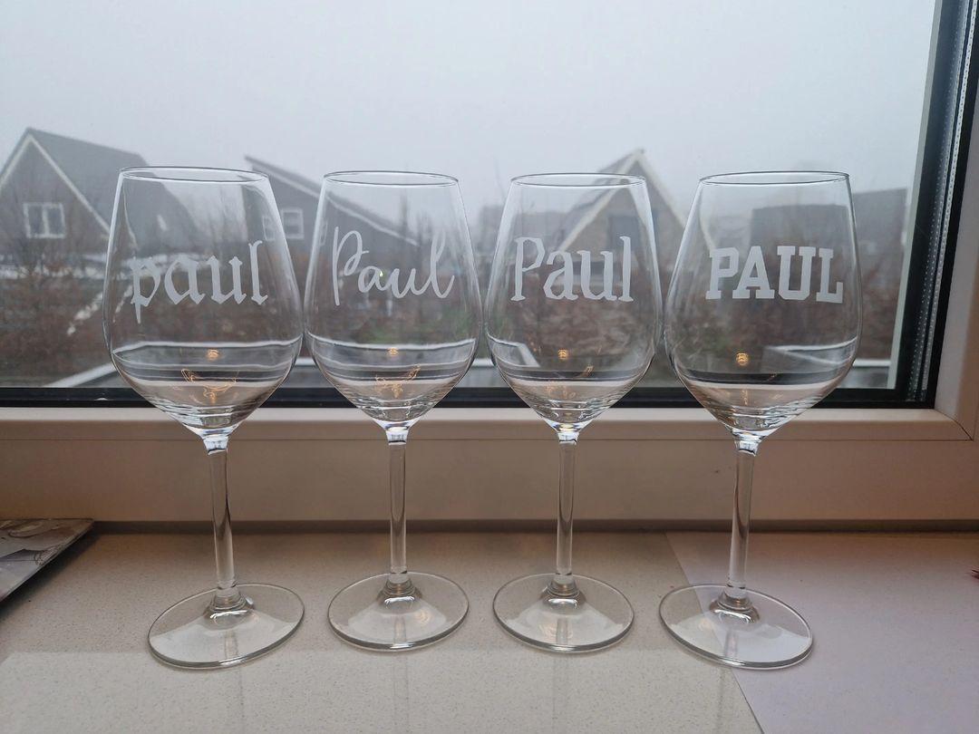 Cadeautip: gepersonaliseerde glazen