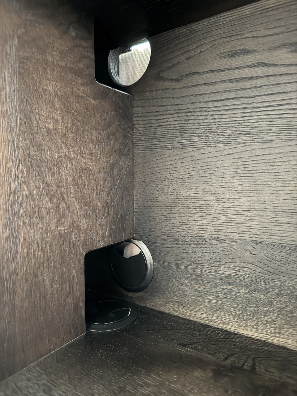 Zweven tv-meubel Table du Sud, Eikenhout, 240 cm