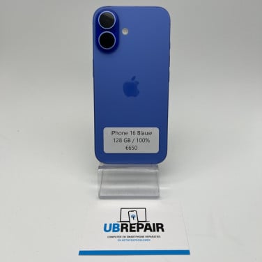 Apple iPhone 16 Blauw 128 GB