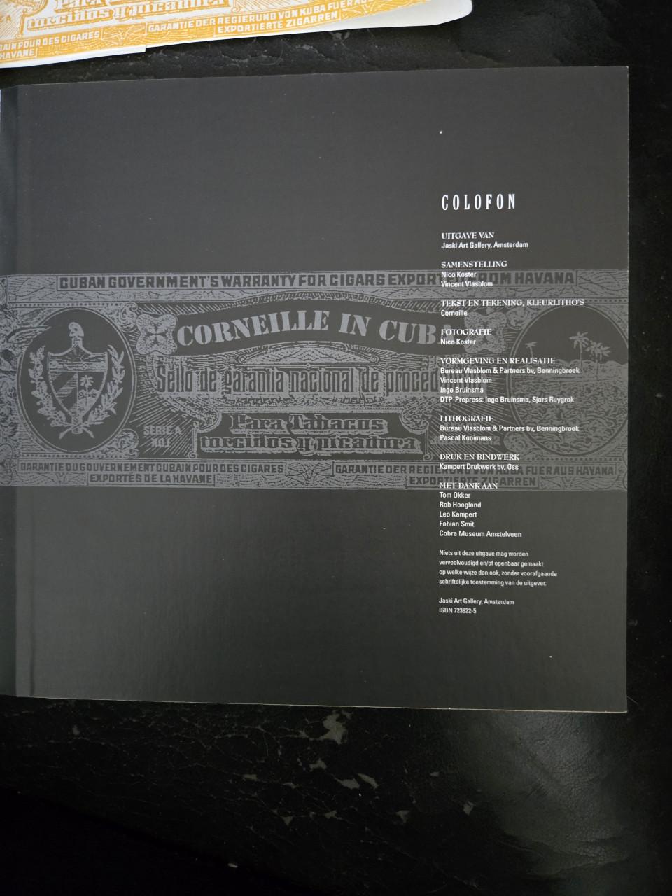2 Boeken: Corneille in Cuba 2000 + Corneille - 20 Aquagravures 1997