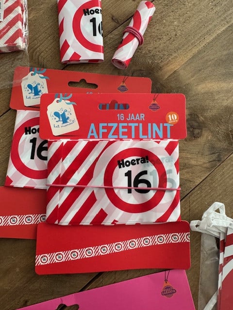 "Sweet 16" feest, verjaardagsversiering, feestversiering