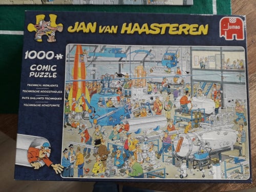 Jan van Haasteren puzzel  TECHNISCHE HOOGSTANDJES