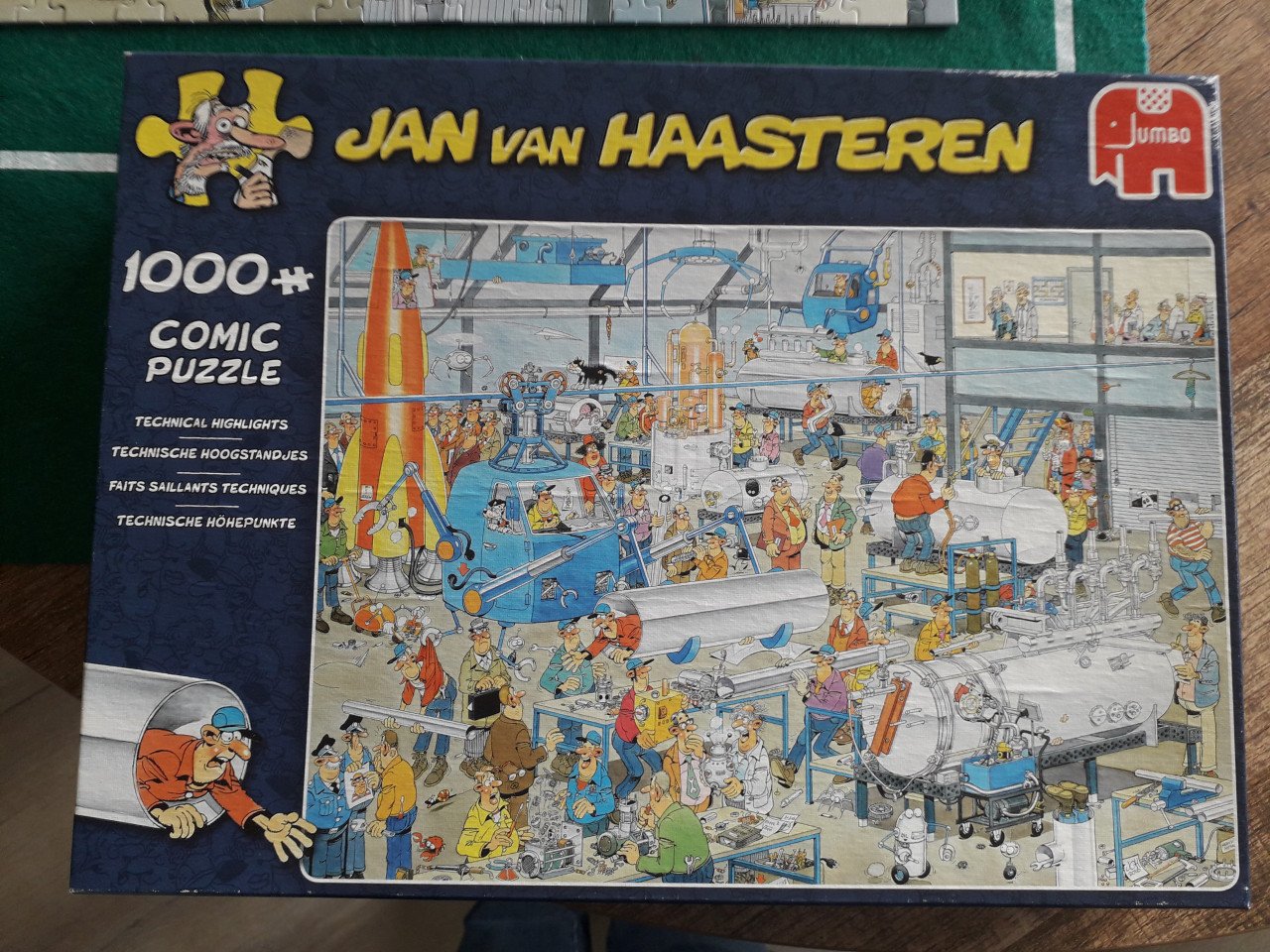Jan van Haasteren puzzel  TECHNISCHE HOOGSTANDJES