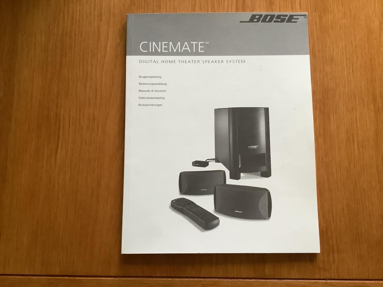 Bose soundsystem (Cinemate)