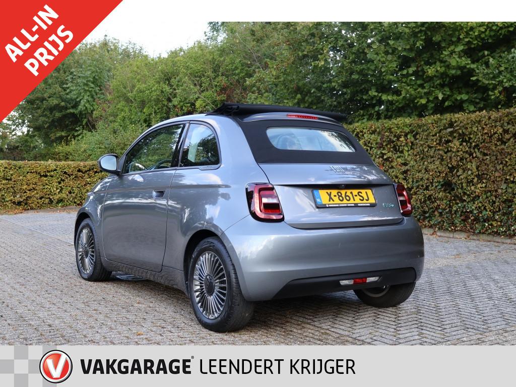 Fiat 500 la prima 42 kwh rijklaarprijs|12 maanden bovag garantie