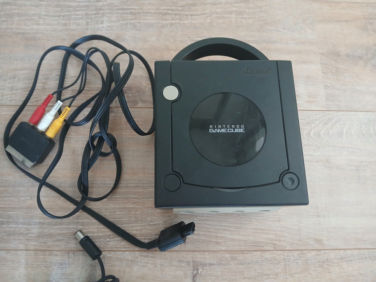 Nintendo gamecube met controller en kabels