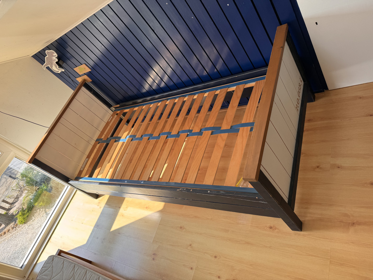 1 persoonsbed jongen blauw