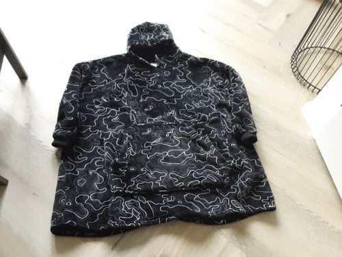 Leuke warme grote hodydeken one size