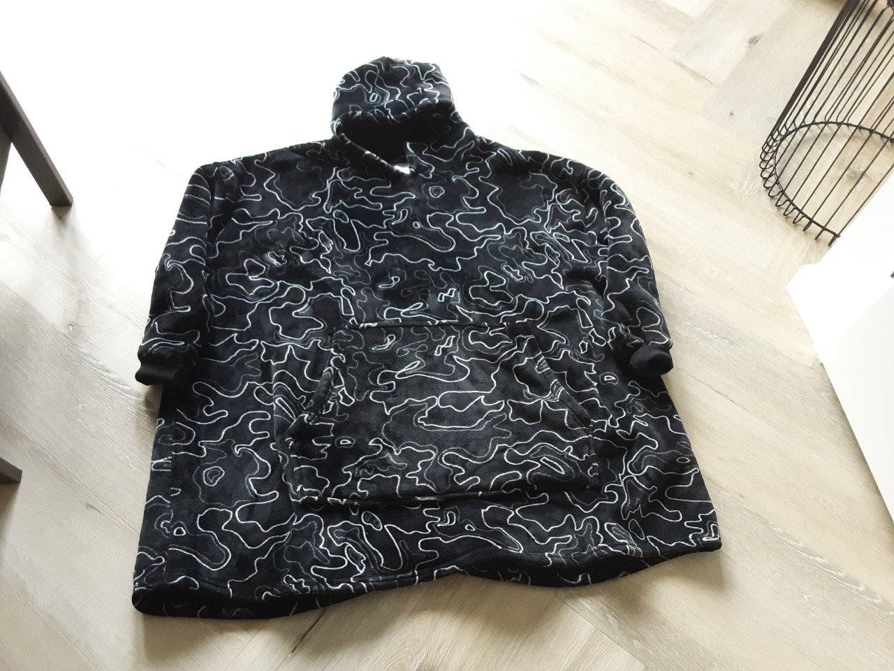 Leuke warme grote hodydeken one size