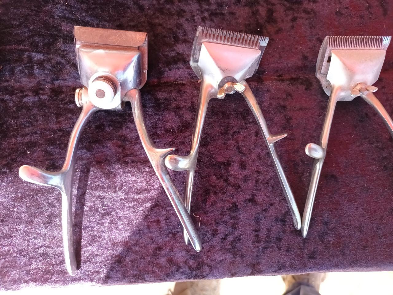 5 x oude kappers tondeuze