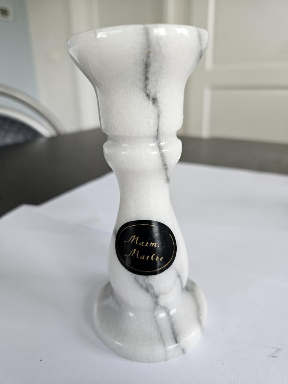 Marmeren kaarsenhouder