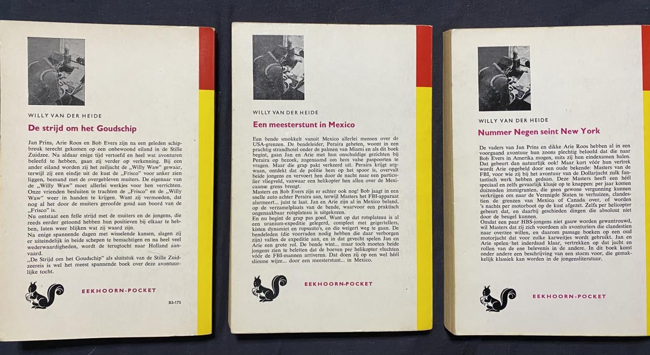 Mooie spannende boeken van Willy van der Heide