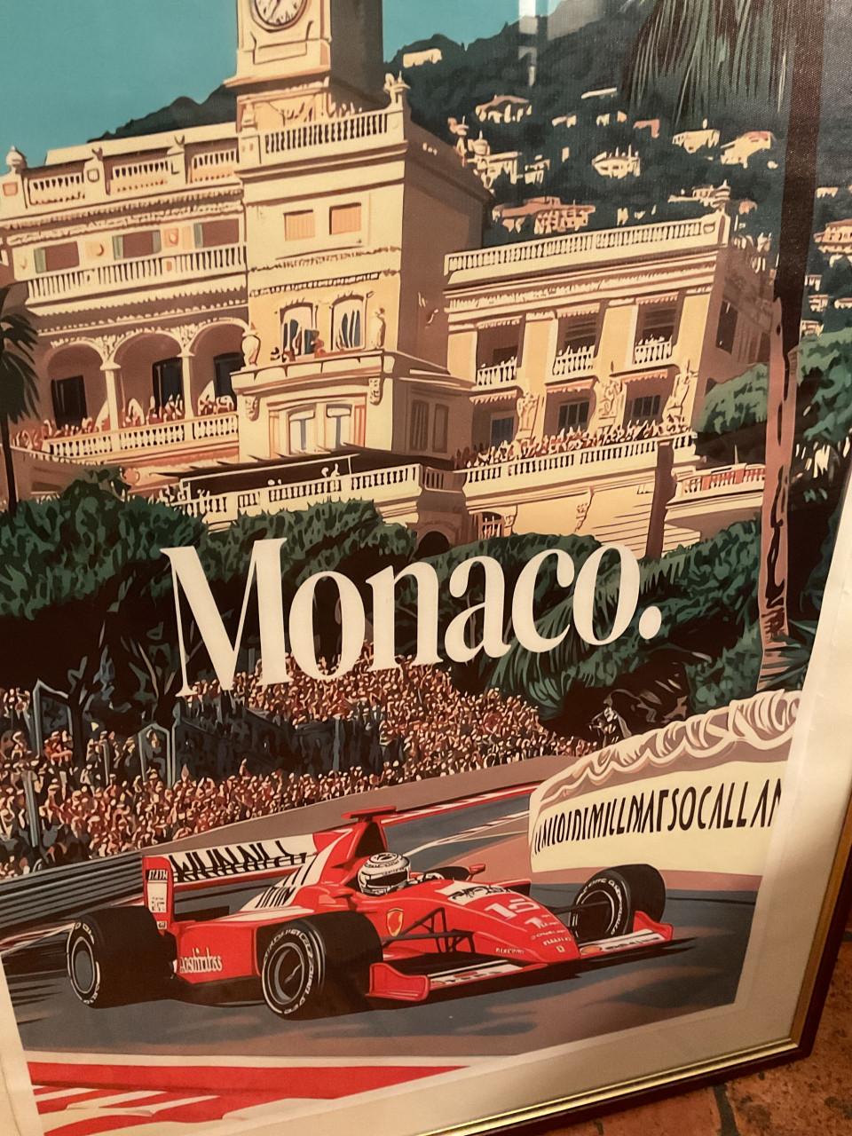 Formule 1 Monaco affiche