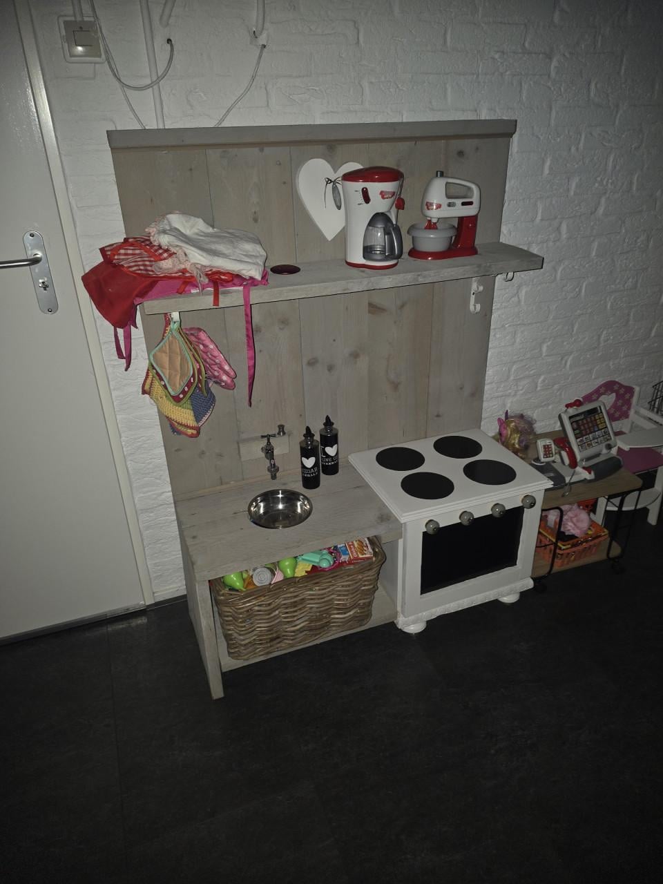 Houten speelkeuken