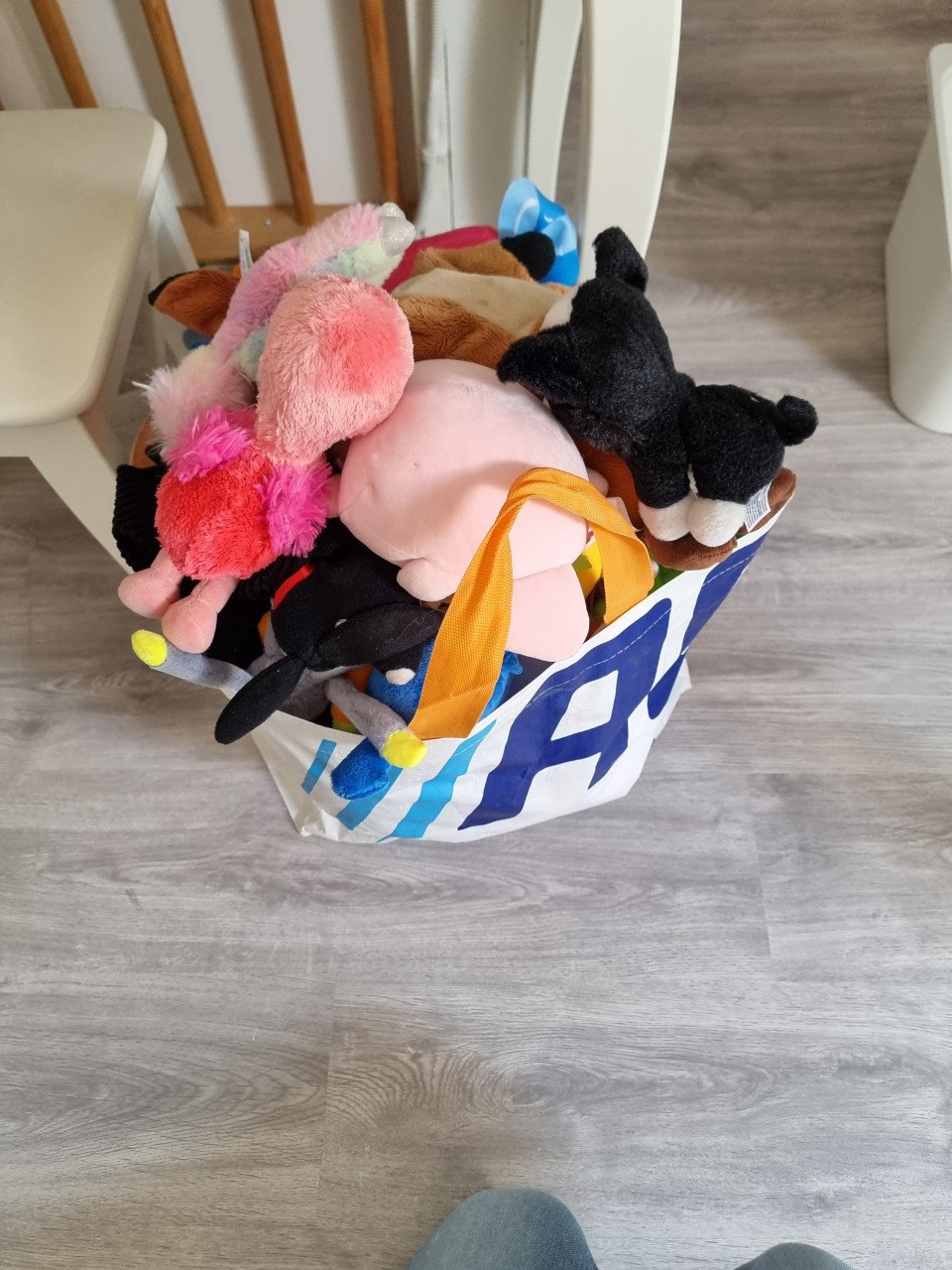 Zak vol knuffels