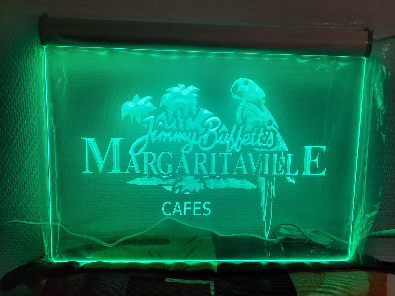 Margaritaville LED bord Jimmy Buffett, nieuw, multicolour