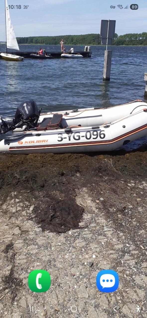 Kolibri Rubberboot compleet met buitenboordmotor en trailer