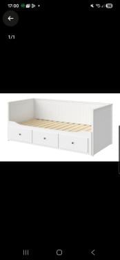 Ikea uitschuifbare bedbank met 3 lades