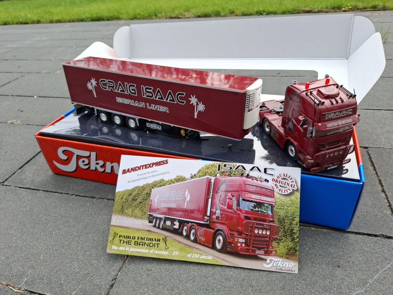 Schaalmodel vrachtwagen