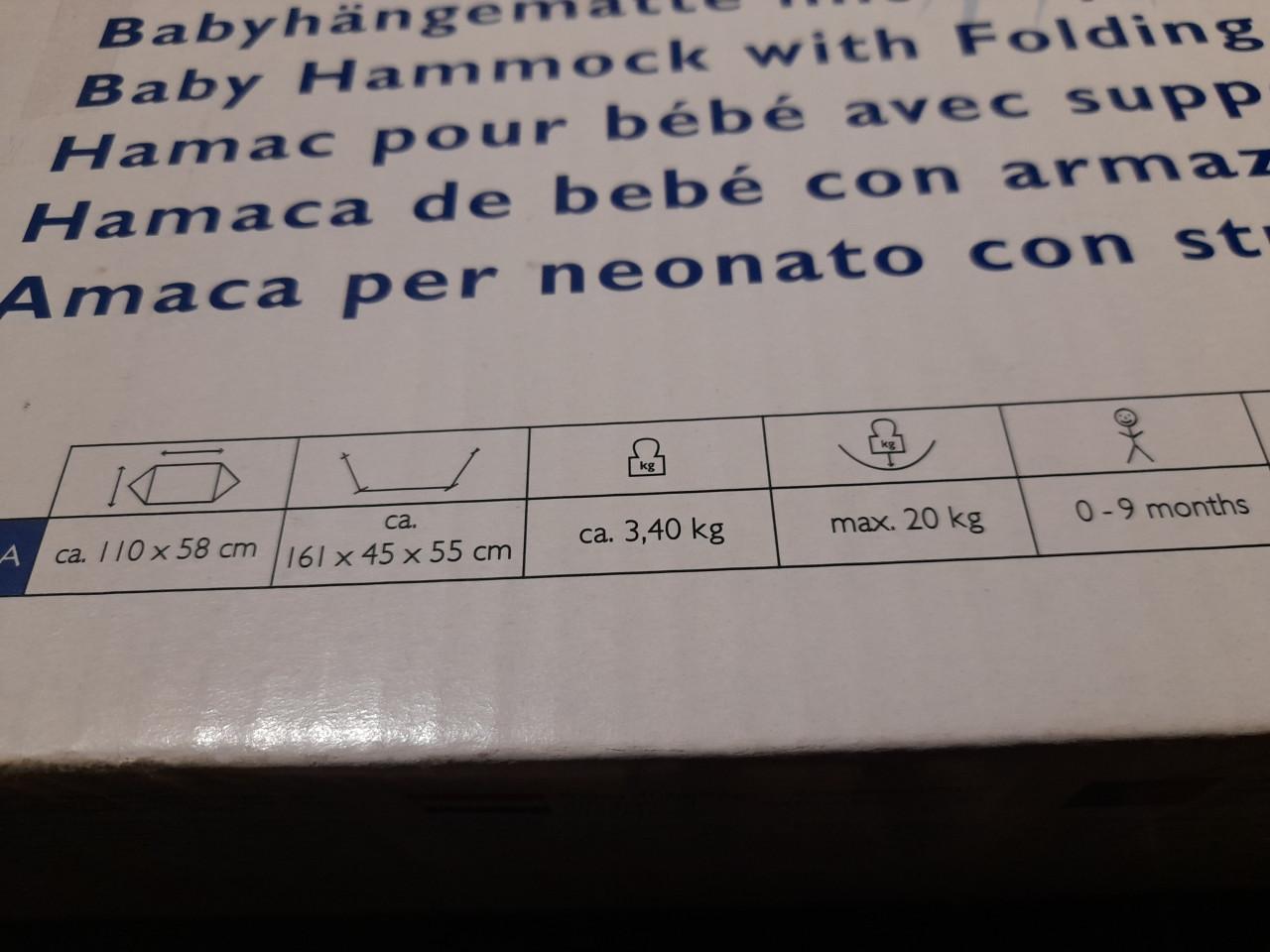 Baby hangmat (z.g.a.n.)