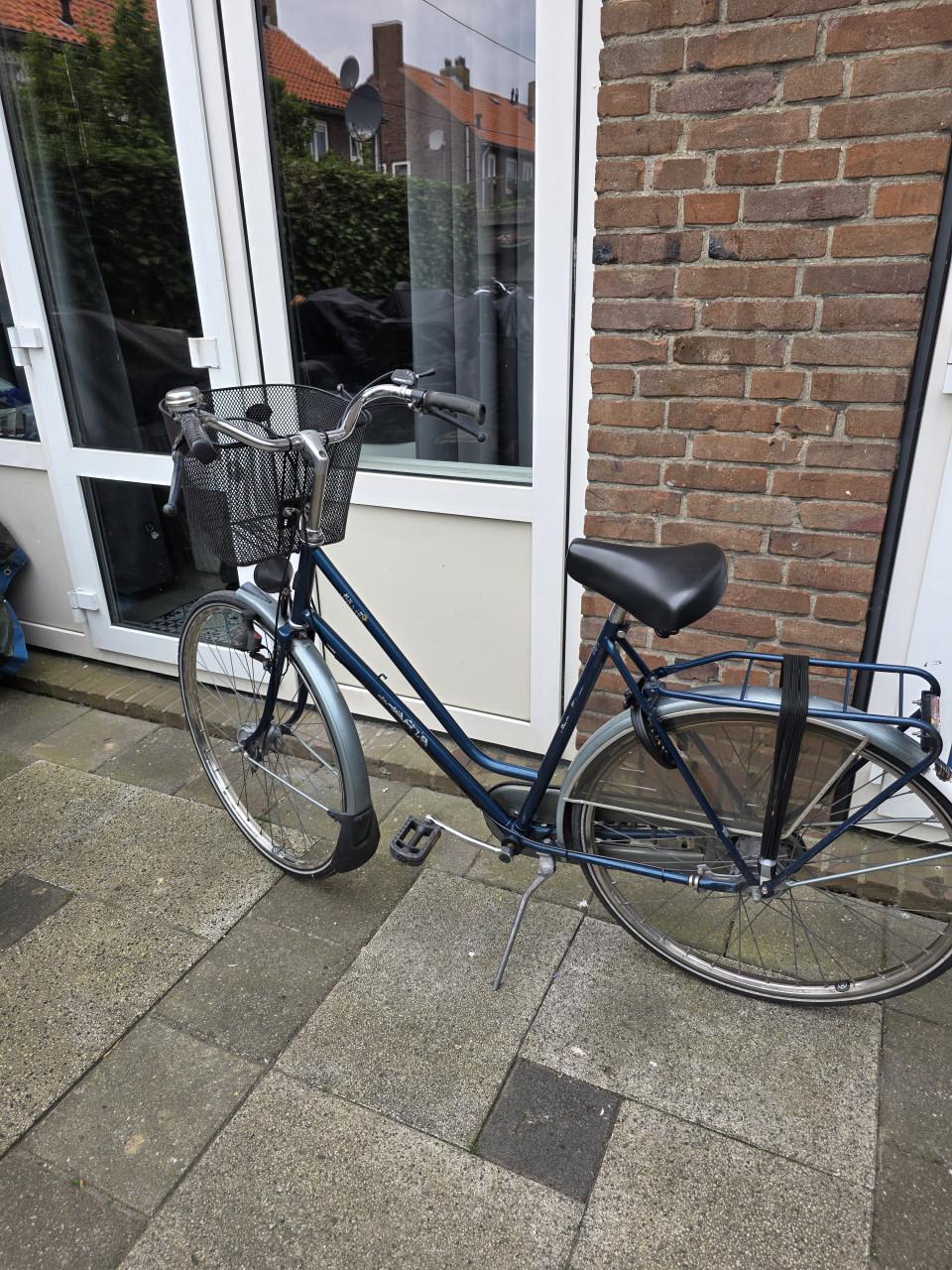 Goed werkend dames fiets SPARTA-Fr.maat56cm-28inch