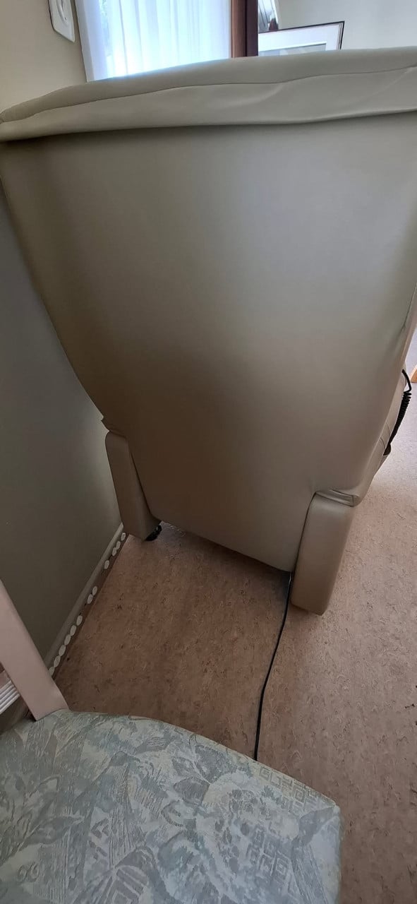 Lederen elektrische relax zetel