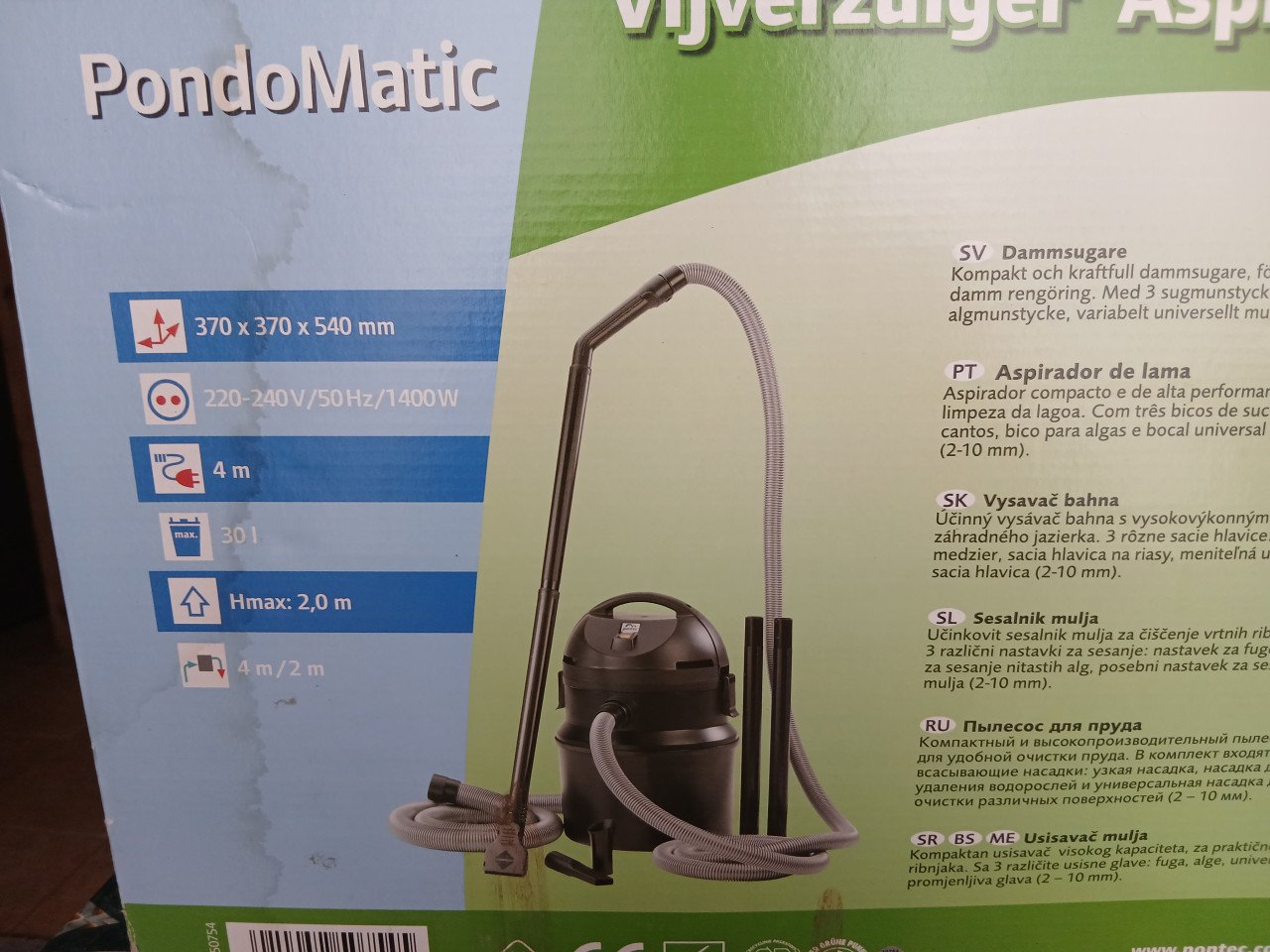 Pontec vijverstofzuiger