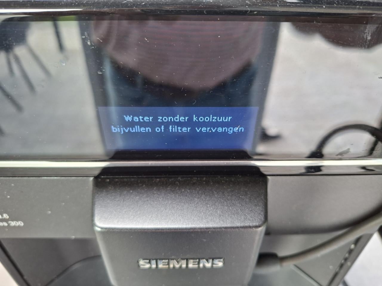 Koffiemachine Siemens EQ6-300 met storing