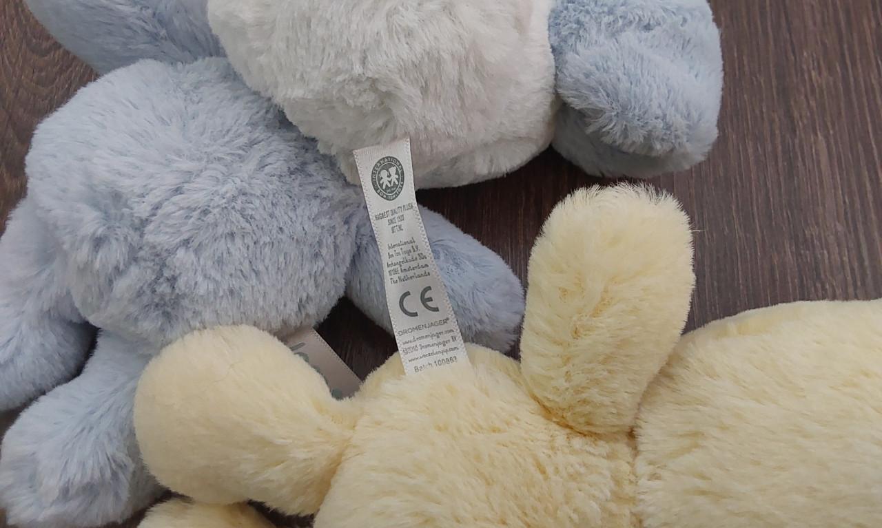 Setje originele knuffels Woezel en Pip