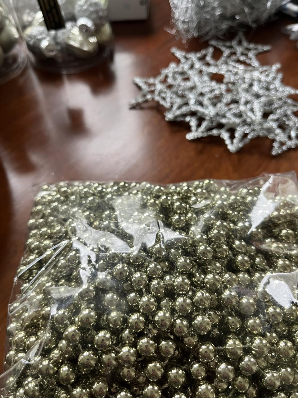 Kerst mooie kerstballen kerstspullen