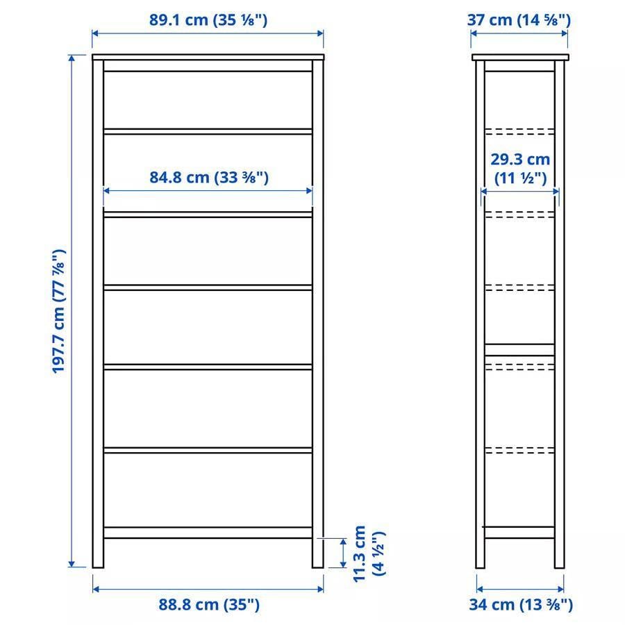 HEMNES boekenkast IKEA