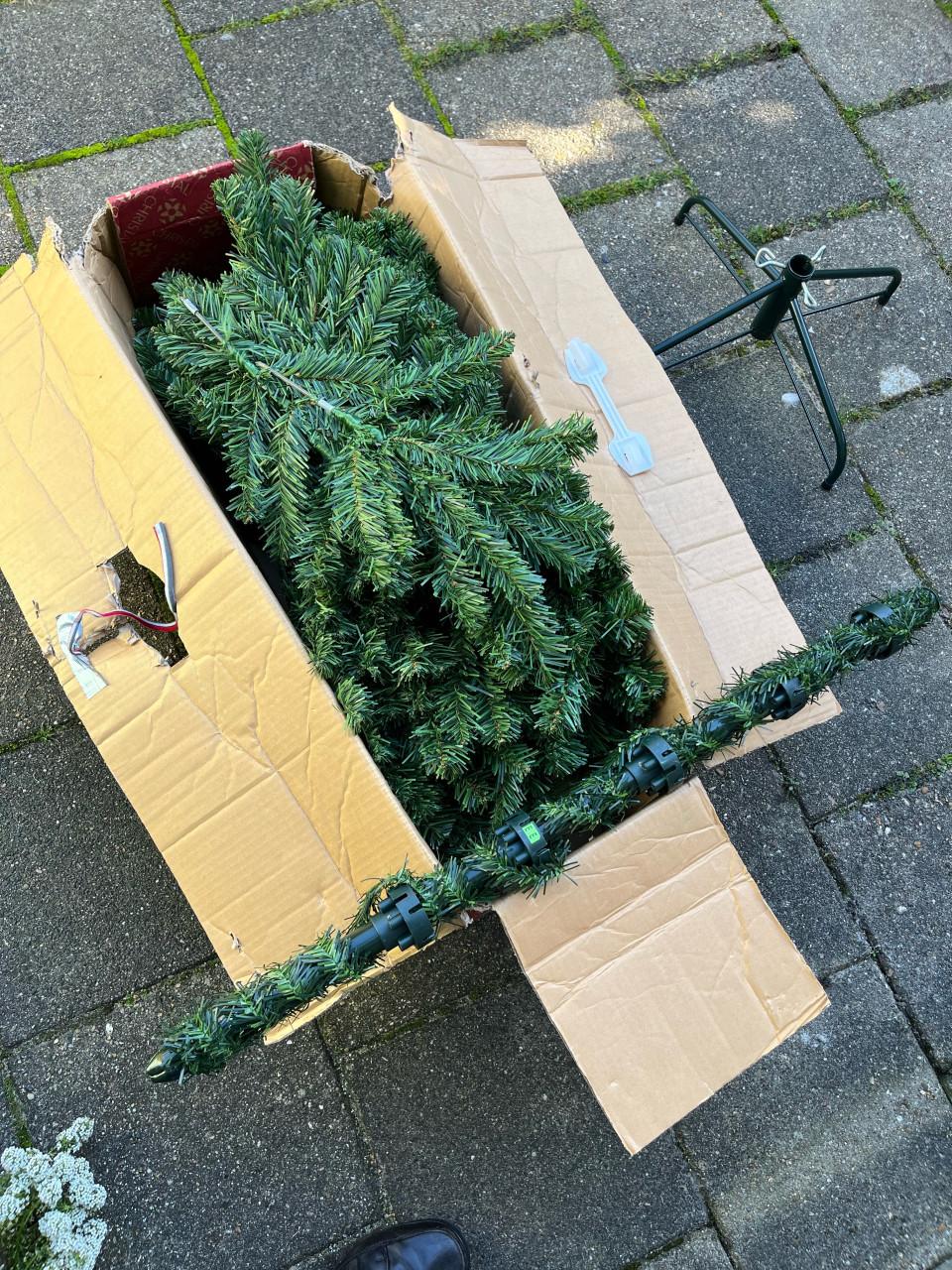 Kunstkerstboom, uitneembaar