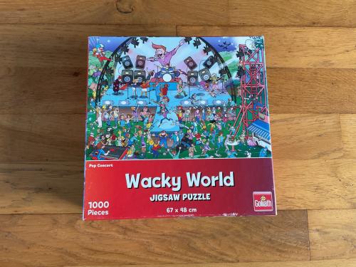 Wacky World puzzel Popconcert 1000 stukjes € 2,50