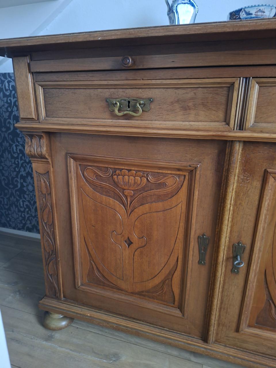 Eikenhout antiek frans dressoir