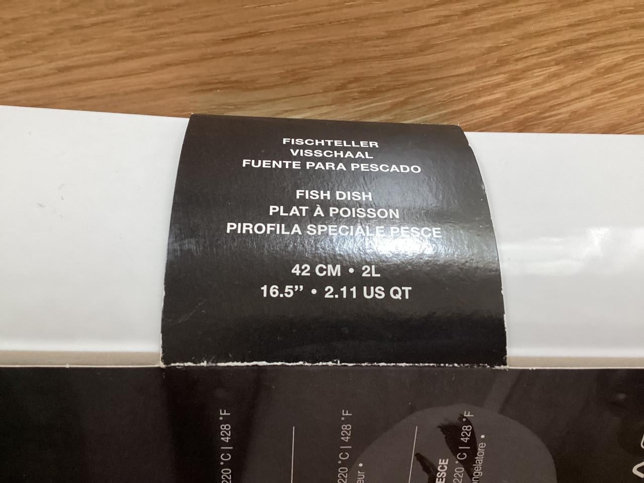 Vispan. Ovenschaal vis. Villeroy & Boch Vivo. NIEUW. Goes.