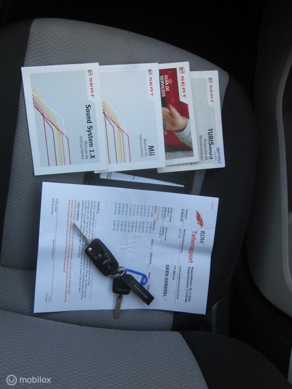 Seat Mii 1.0 chill out/airco/stuurbekr/5 deurs/nieuwe apk