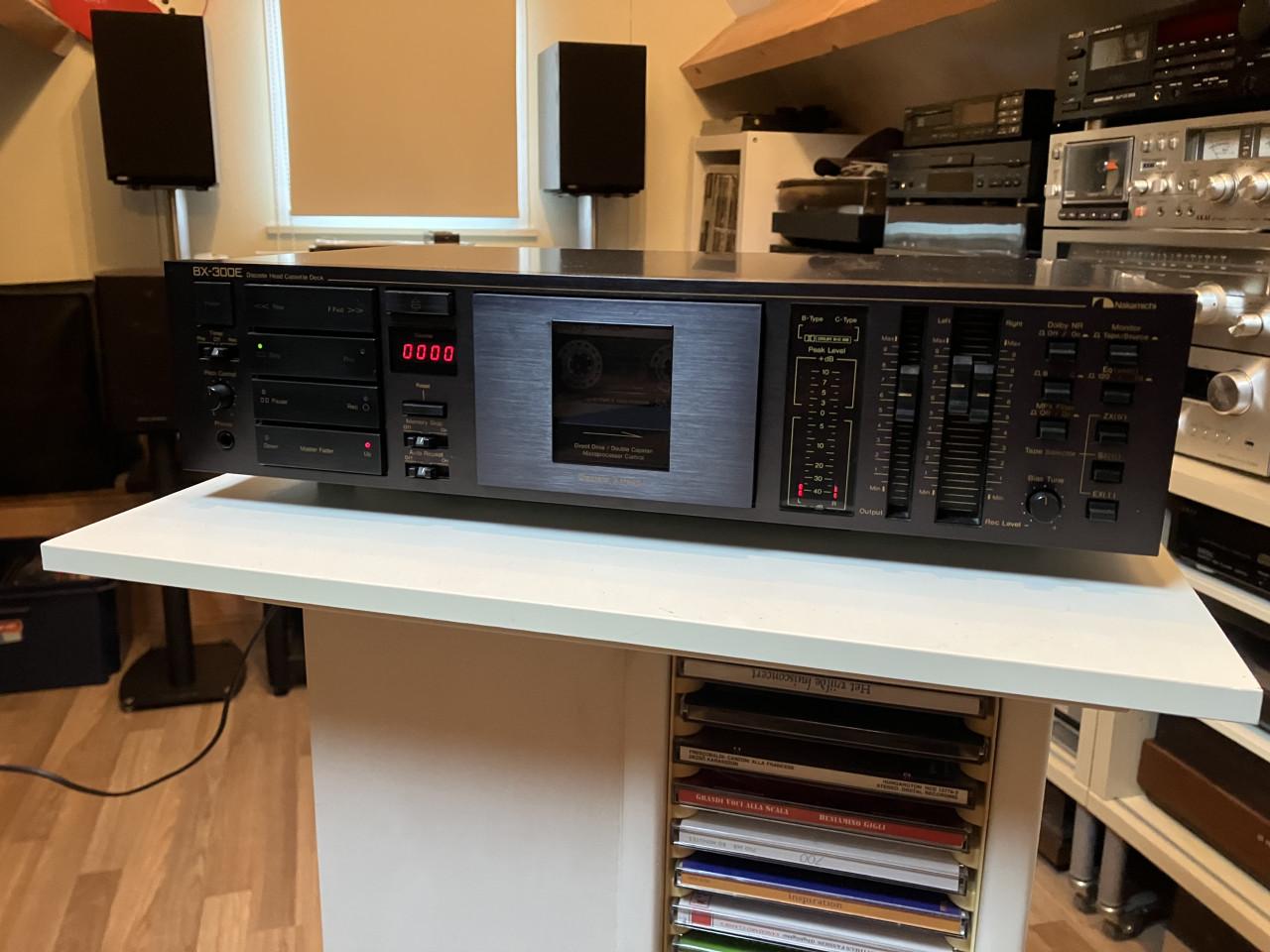 Nakamichi BX-300 cassettedeck direct drive dual capstan 3 heads garantie