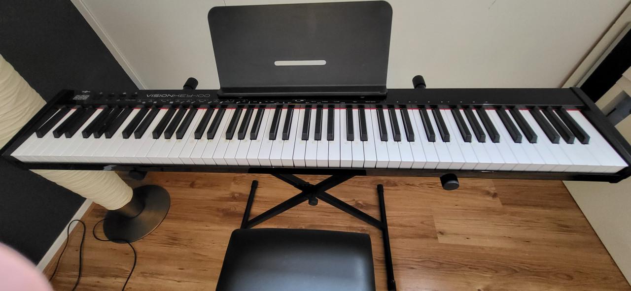 VISIONKEY-100 digitale keyboardpiano met Bluetooth