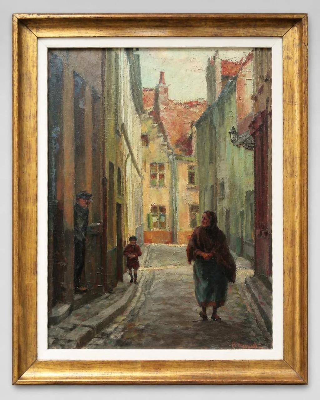 WANDELING IN GENT'S STEEGJE,ARTHUR DE GEEST,1894-1968