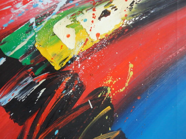 ...Free Abstract ...Olieverfschilderij van Olivier