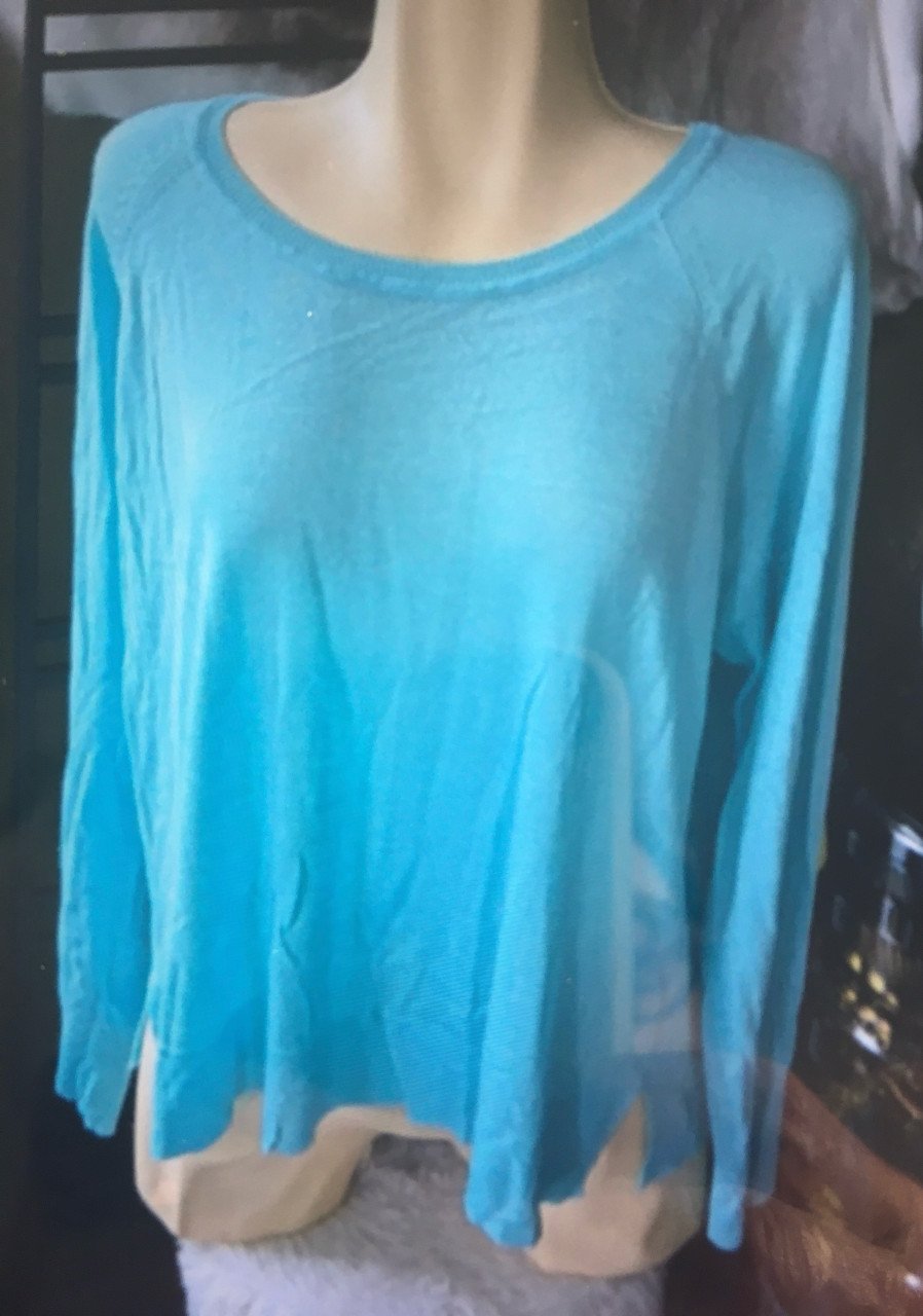 Nieuw truitje merk zara maat xl mooi turquoise