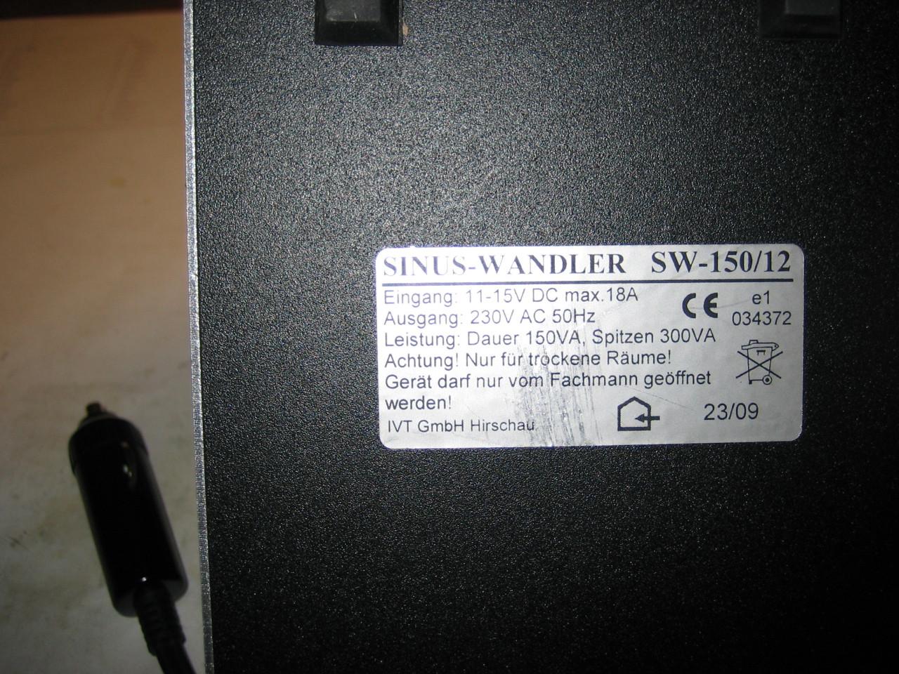 Sinus Inverter IVT SW-150