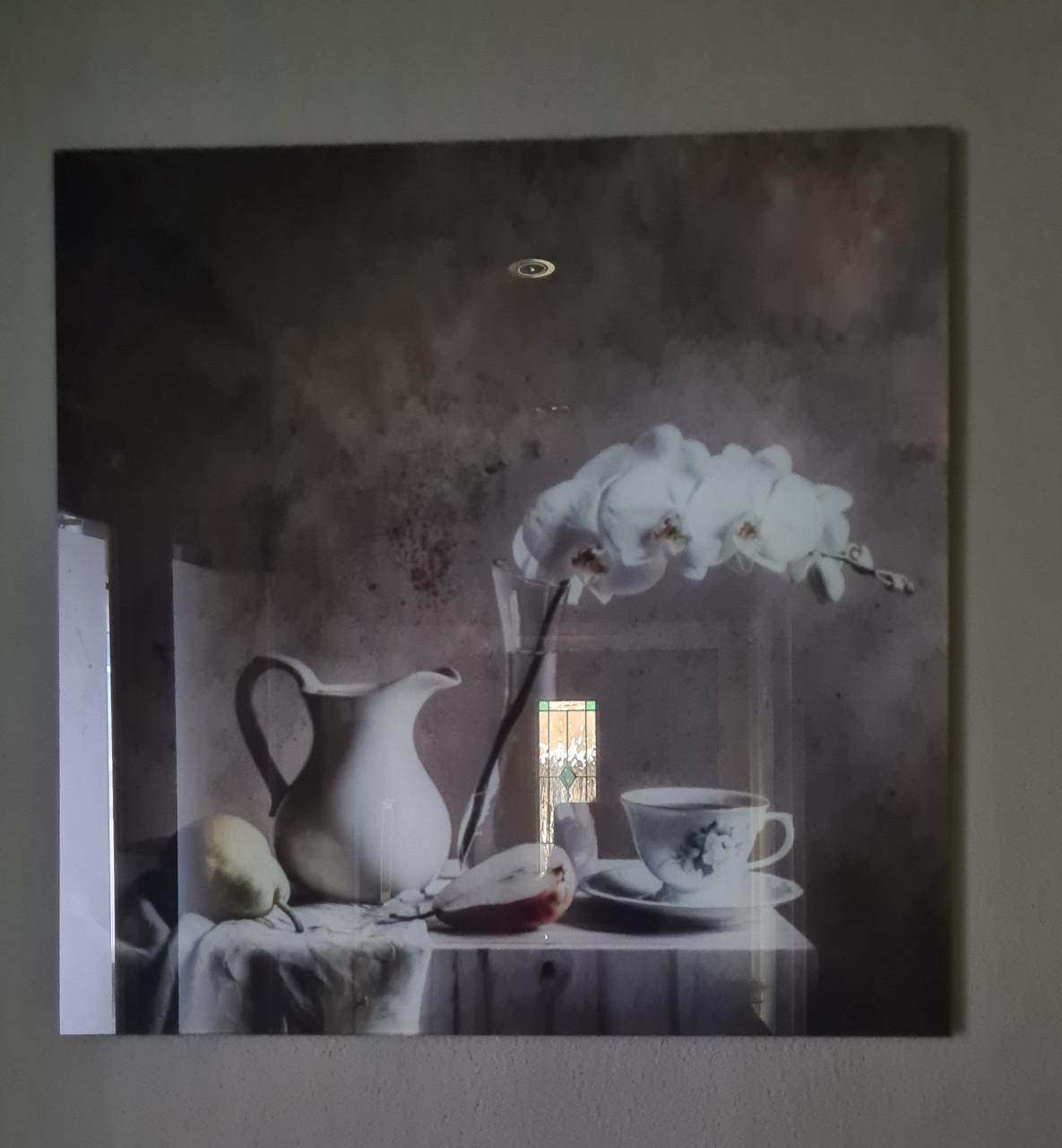 Glasschilderij en wandrekken te koop