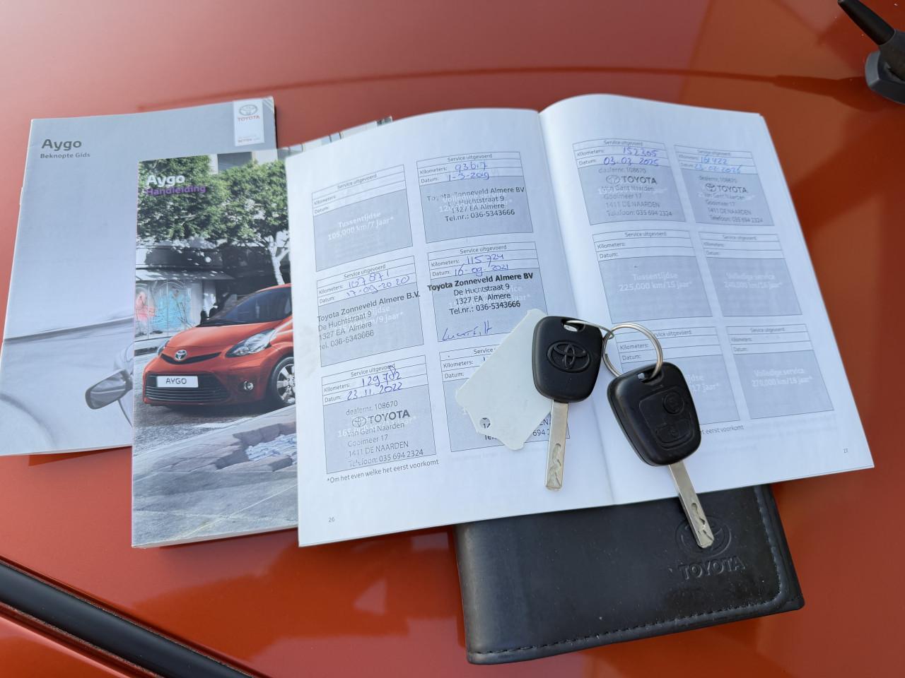 Toyota Aygo 1.0 12V Vvt-i 5DRS 2013 Dynamic Orange Airco Apk