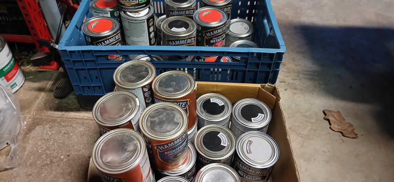 Hammerite metaallak diverse kleuren 0.75ltr
