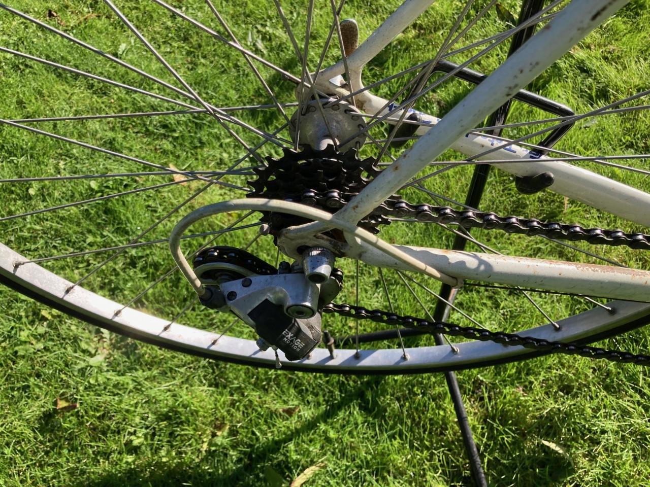 Racefiets vintage Jan Janssen 18 versnellingen
